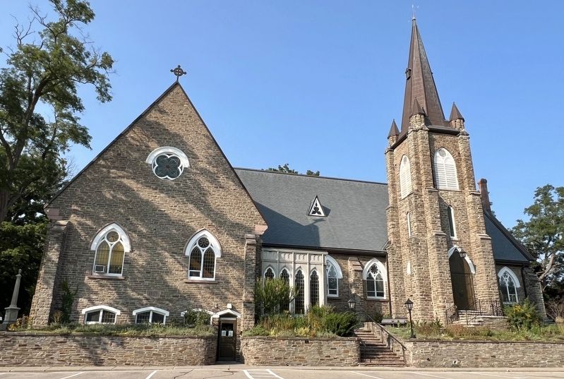 The present St. Peter’s Anglican Church. Click for full size. The present St. Peter’s Anglican Church image. Click for full size.