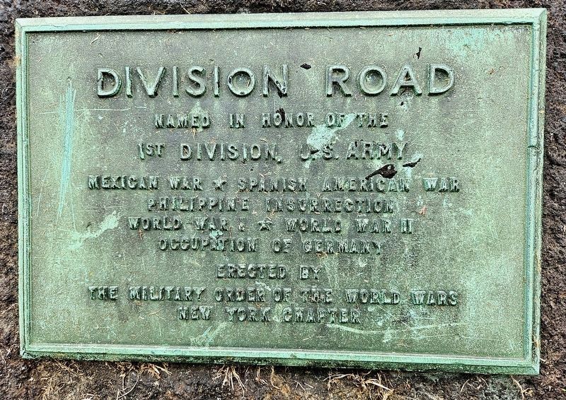 Division Road Marker. Click for full size. Division Road Marker image. Click for full size.