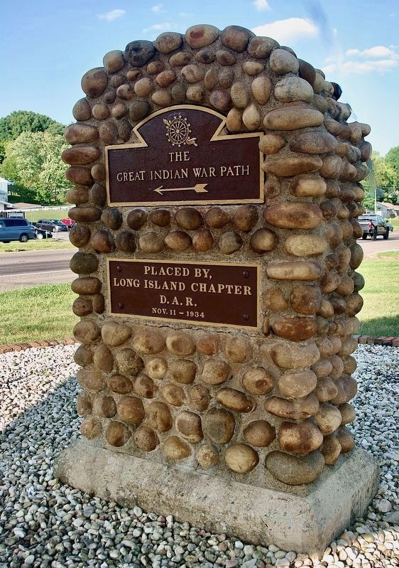 The Great Indian War Path Marker image. Click for full size.