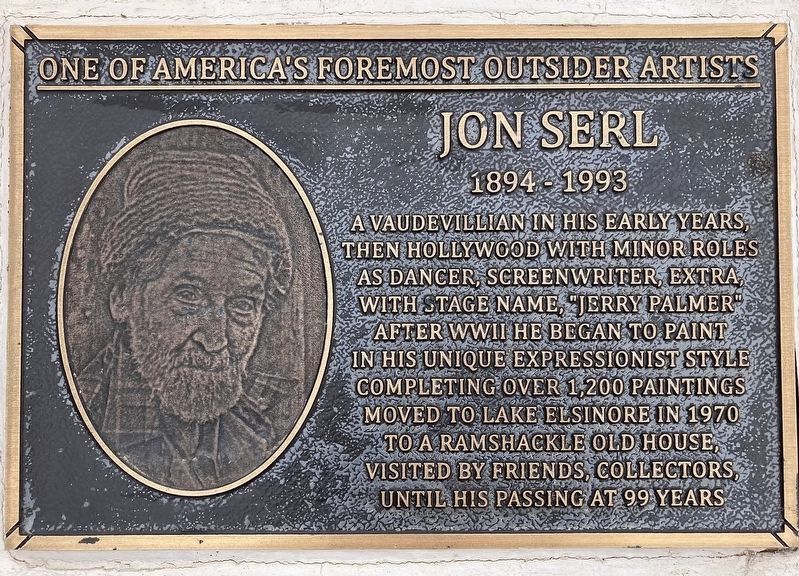 Jon Serl Marker. Click for full size. Jon Serl Marker image. Click for full size.