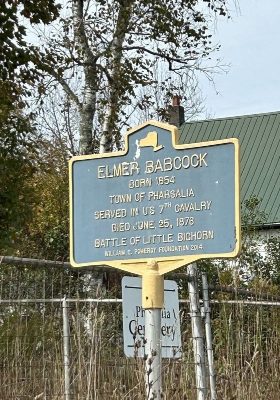 Elmer Babcock Marker image. Click for full size.