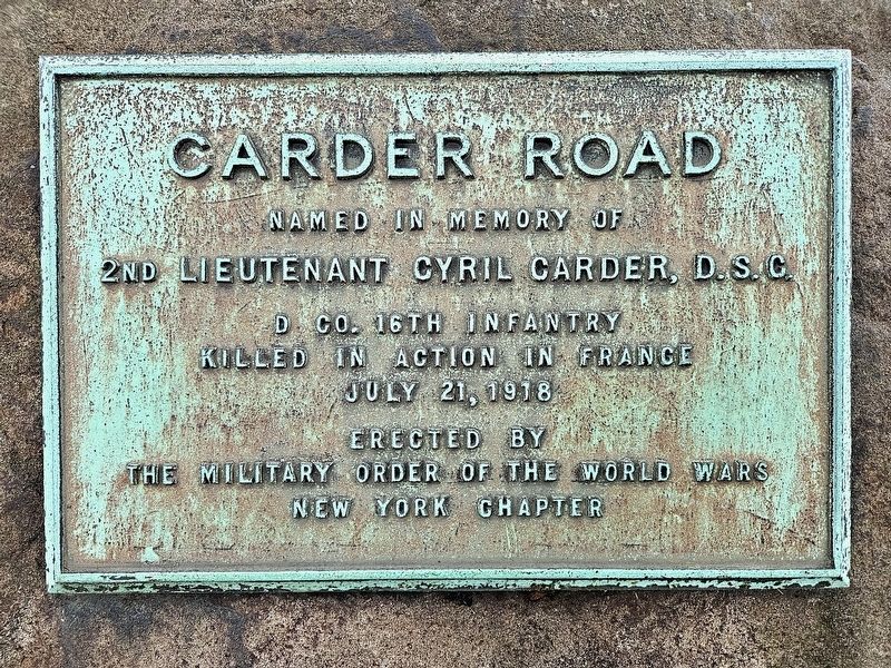 Carder Road Marker image. Click for full size.