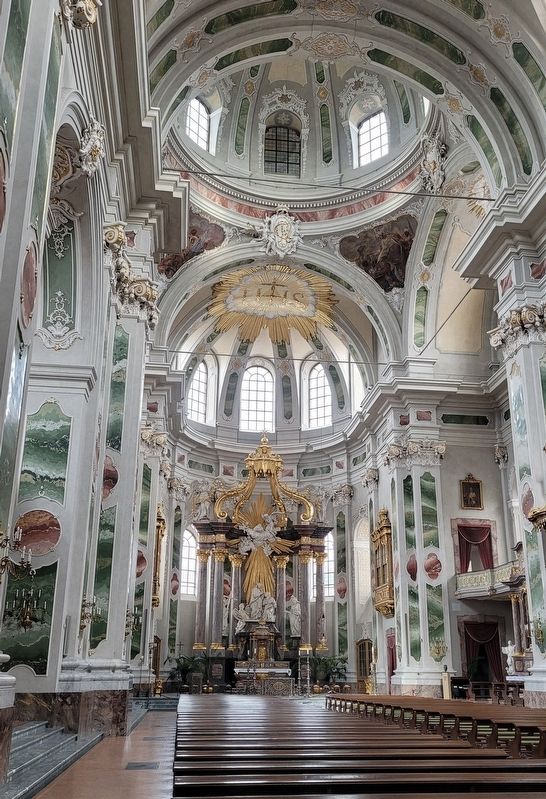 Inside view of Jesuit Church. Click for full size. Inside view of Jesuit Church image. Click for full size.
