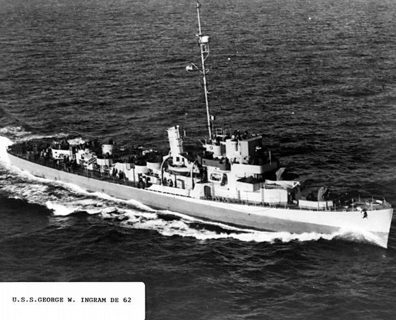 USS George W. Ingram (DE-62) image. Click for more information.