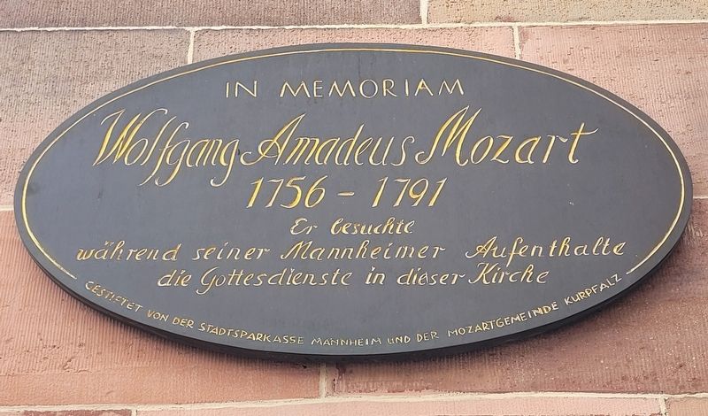 Wolfgang Amadeus Mozart Marker image. Click for full size.