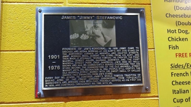 James "Jimmy" Stefanovic Marker image. Click for full size.