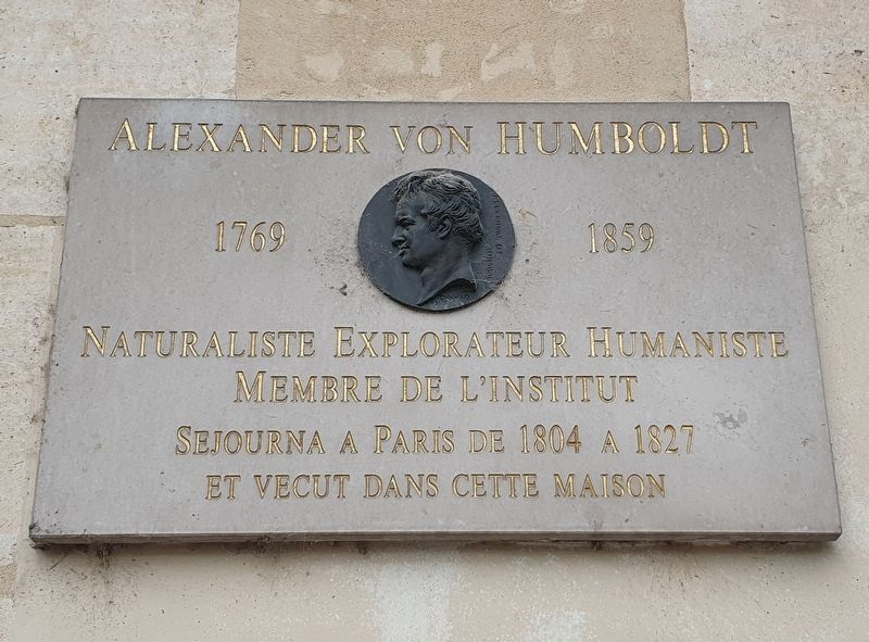 Alexander von Humboldt Marker image. Click for full size.