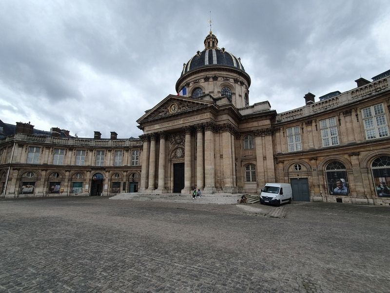 Institut de France Marker. Click for full size. Institut de France Marker image. Click for full size.