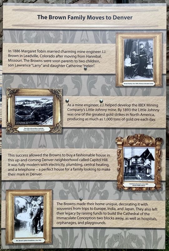 Molly Brown House Museum Marker. Click for full size. Molly Brown House Museum Marker image. Click for full size.
