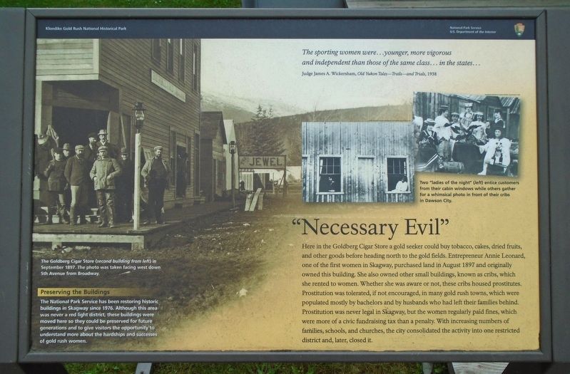 "Necessary Evil" Marker. Click for full size. "Necessary Evil" Marker image. Click for full size.