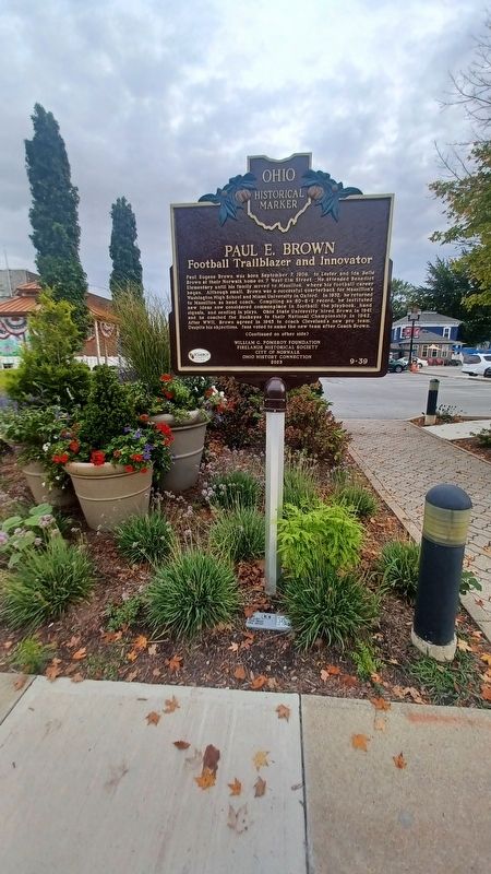 Paul E. Brown Marker image. Click for full size.