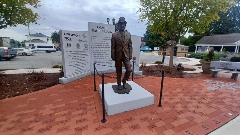 Coach Paul Brown Marker. Click for full size. Coach Paul Brown Marker image. Click for full size.