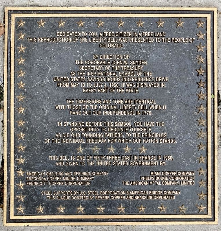 Liberty Bell Replica Marker image. Click for full size.