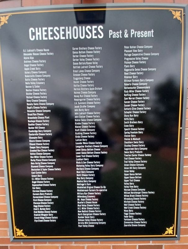Swiss Immigrant Cheesemakers Marker image. Click for full size.