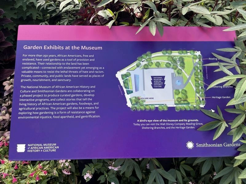 Garden Exhibits at the Museum Marker. Click for full size. Garden Exhibits at the Museum Marker image. Click for full size.