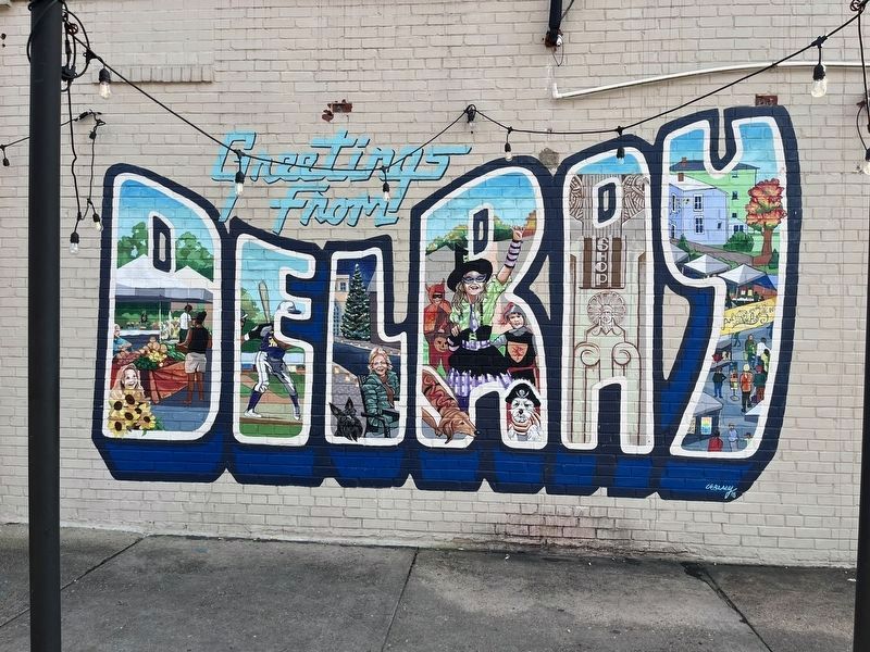 Nearby mural from today's Del Ray neighborhood image. Click for full size.