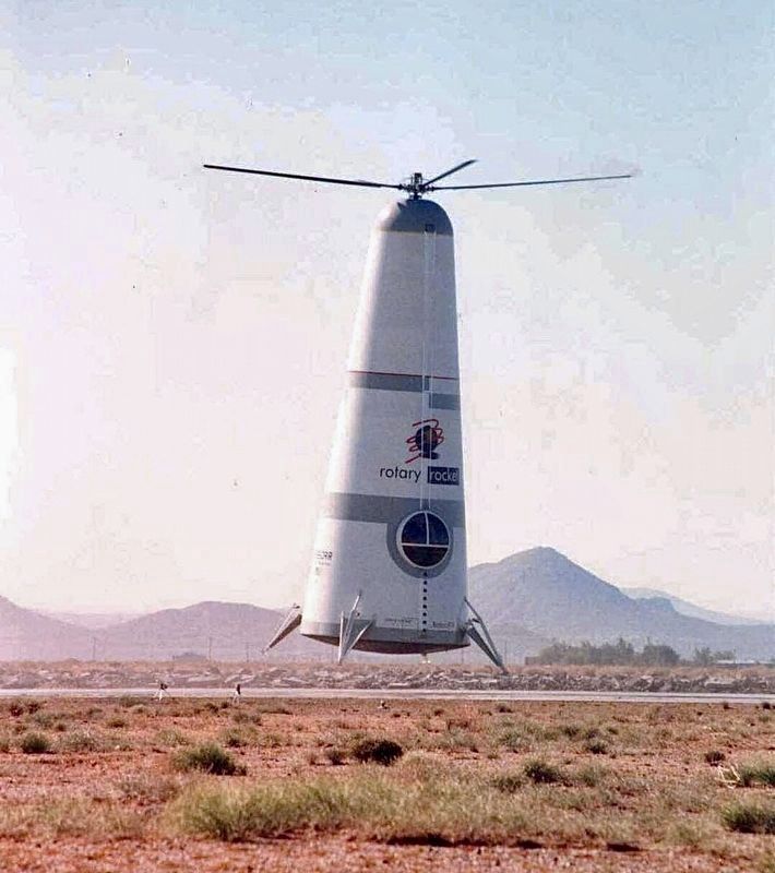 Rotary Rocket Test Flight - 1999 image. Click for full size.