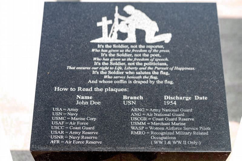 Lake City Veterans Memorial Park Marker. Click for full size. Lake City Veterans Memorial Park Marker image. Click for full size.
