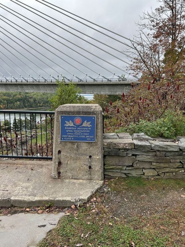 Award for the former bridge. image. Click for full size.