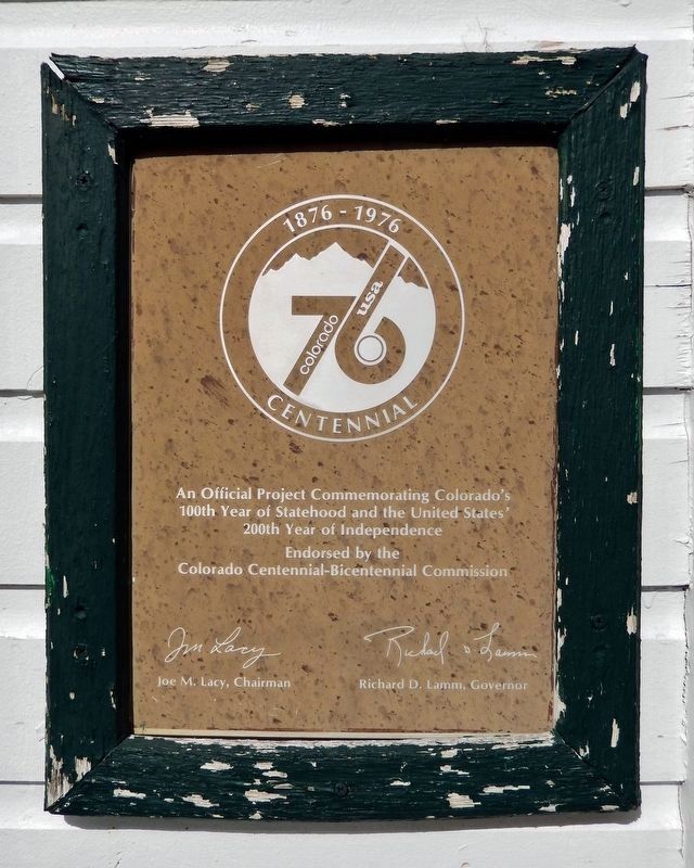 Colorado Centennial & USA Bicentennial Marker image. Click for full size.