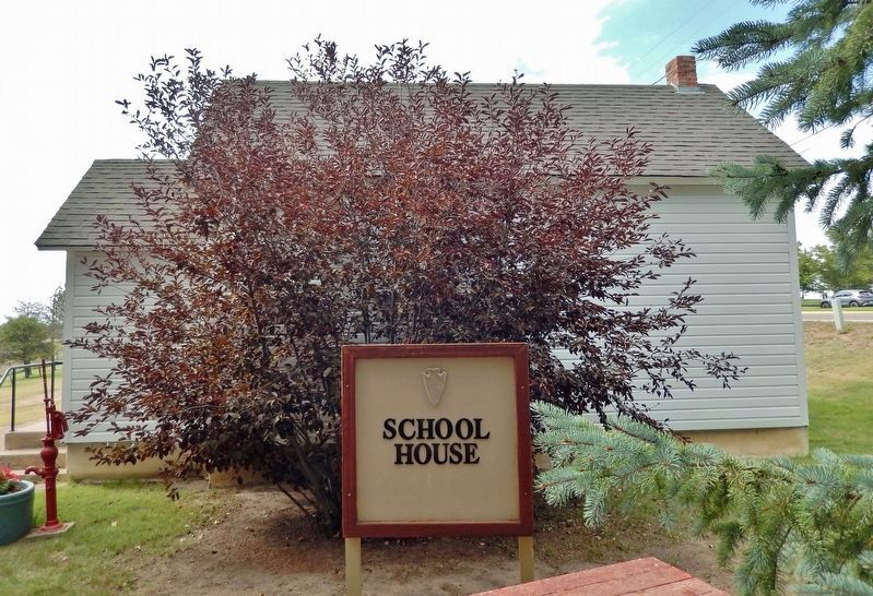 One-Room School House (<i>east elevation</i>) image. Click for full size.