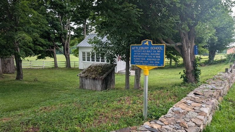 Attlebury School Marker image. Click for full size.