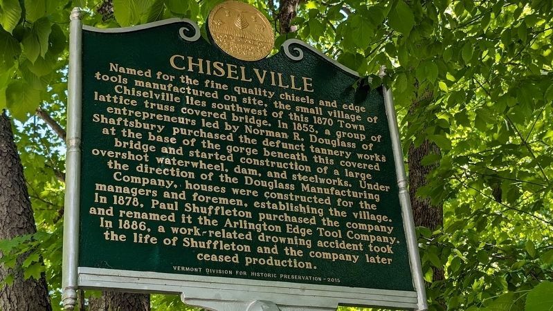 Chiselville Marker. Click for full size. Chiselville Marker image. Click for full size.