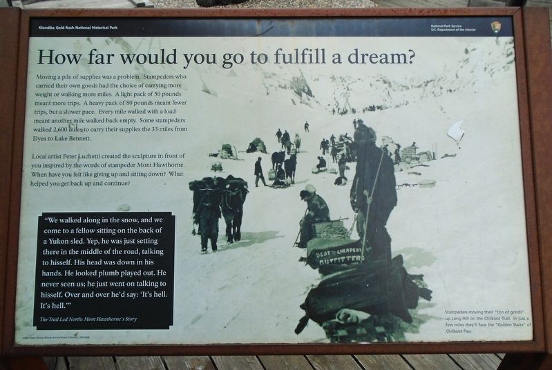 How far would you go to fulfill a dream? Marker image. Click for full size.