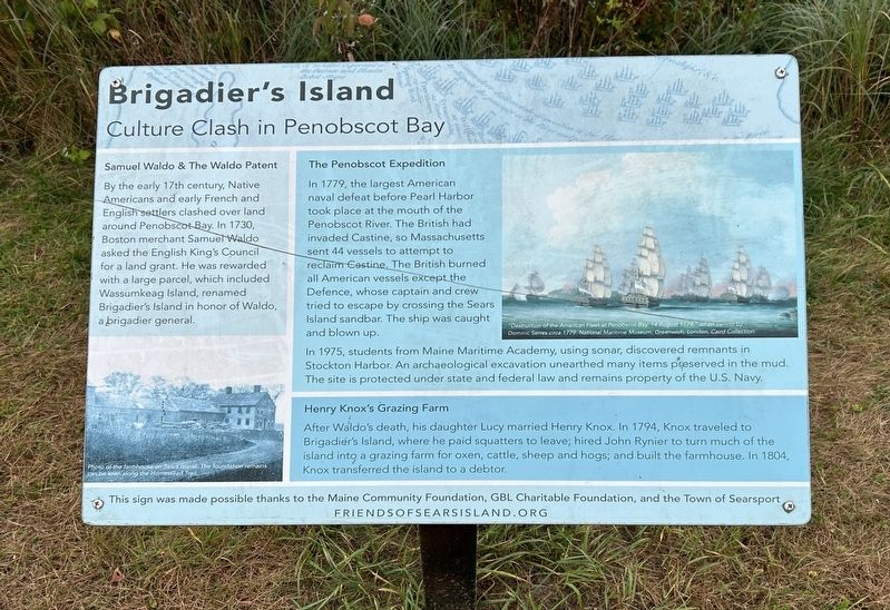 Brigadier’s Island Marker. Click for full size. Brigadier’s Island Marker image. Click for full size.