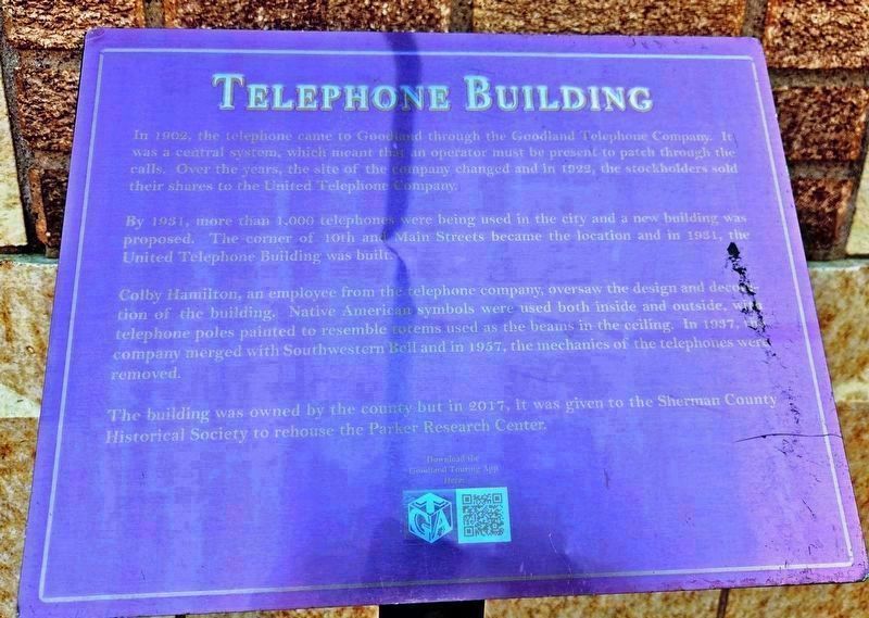 Telephone Building Marker. Click for full size. Telephone Building Marker image. Click for full size.