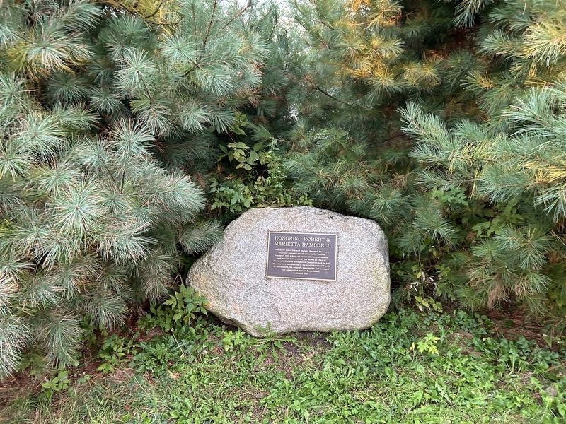 Honoring Robert and Marietta Ramsdell Marker image. Click for full size.