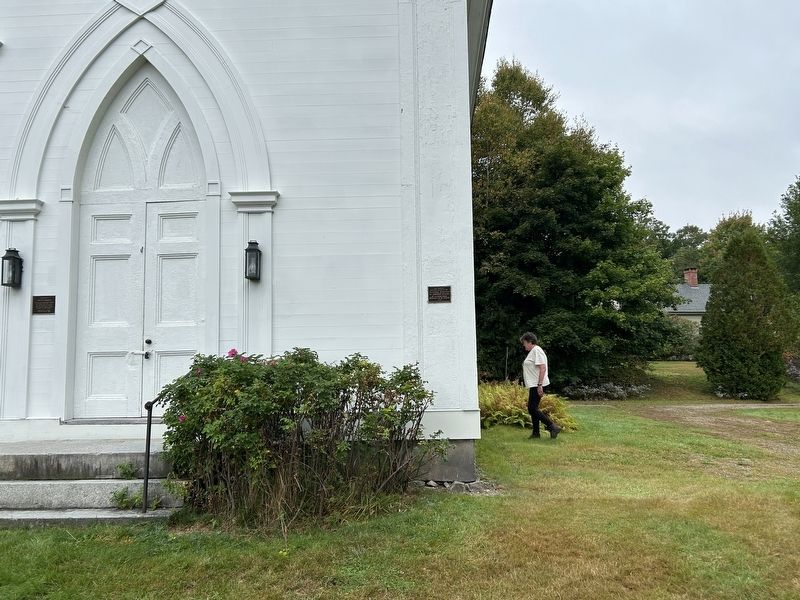 Winterport Union Meeting House Marker image. Click for full size.