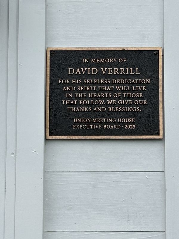 Winterport Union Meeting House image. Click for full size.