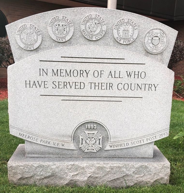Veterans Memorial Marker. Click for full size. Veterans Memorial Marker image. Click for full size.