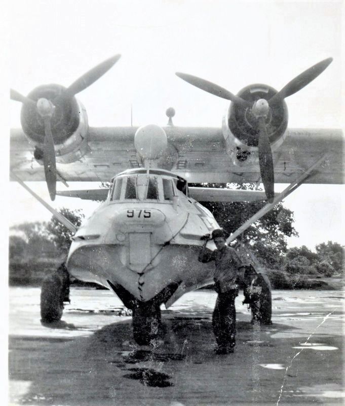 Staff Sargent Kenneth Risedorf at his PBY. Click for full size. Staff Sargent Kenneth Risedorf at his PBY image. Click for full size.