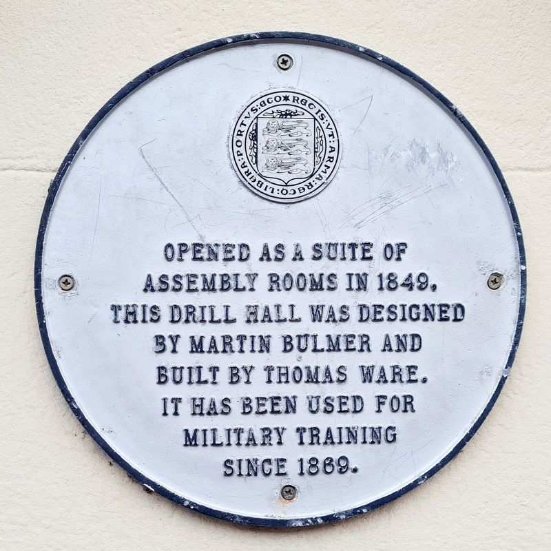Drill Hall Marker image. Click for full size.