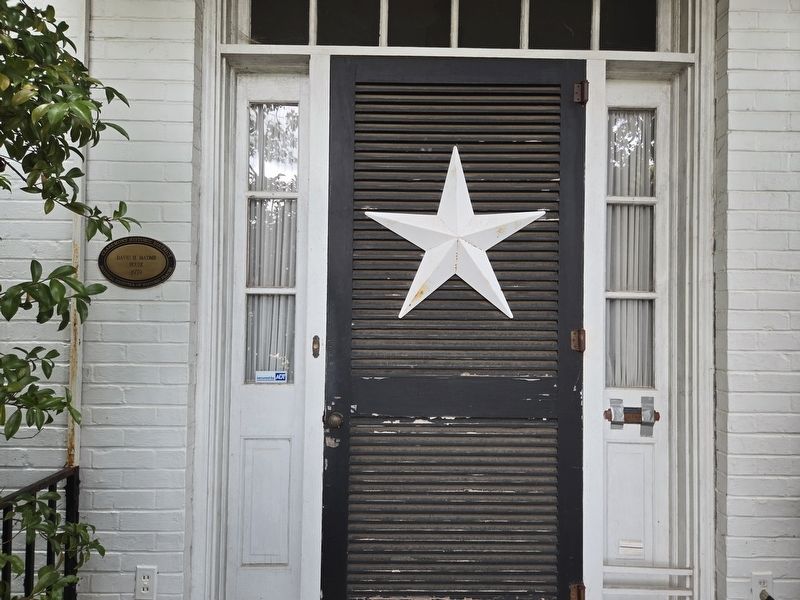 David M. McComb House. Marker is to the left of the front entrance. Click for full size. David M. McComb House. Marker is to the left of the front entrance image. Click for full size.