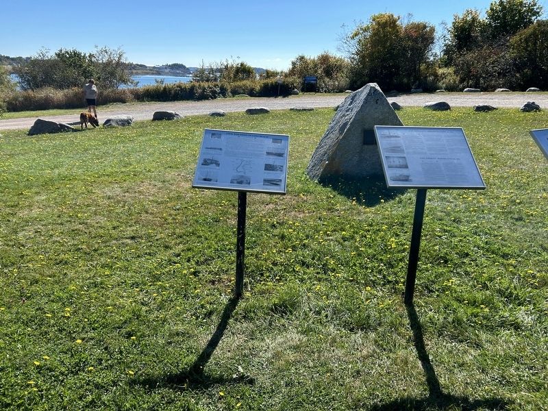 Civil War Ships on Cony Beach Marker. Click for full size. Civil War Ships on Cony Beach Marker image. Click for full size.