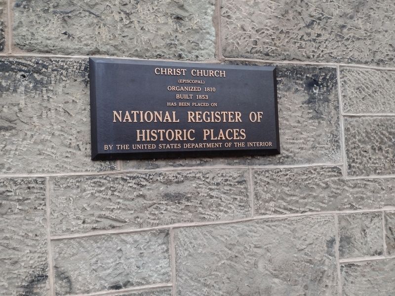 Christ Church (Episcopal) Marker image. Click for full size.