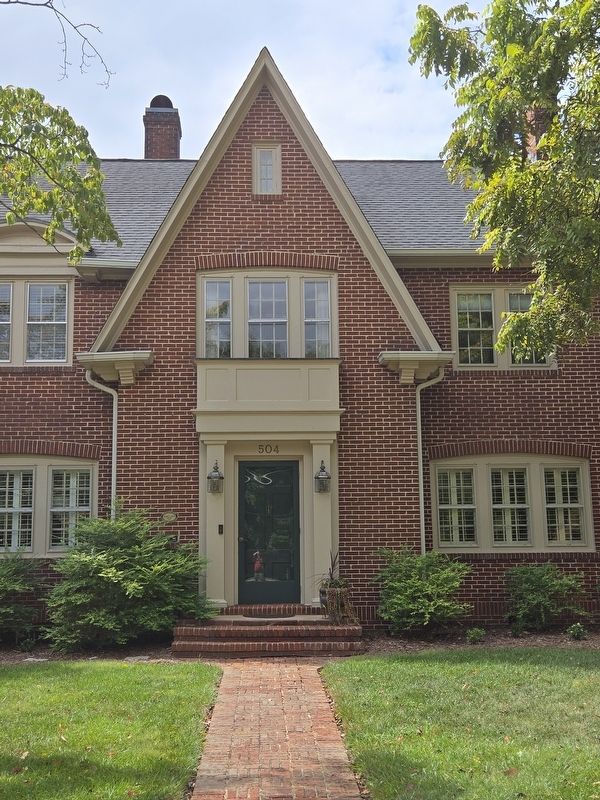 Front entrance of Albert L. Berry House. Marker is to the left.. Click for full size. Front entrance of Albert L. Berry House. Marker is to the left. image. Click for full size.