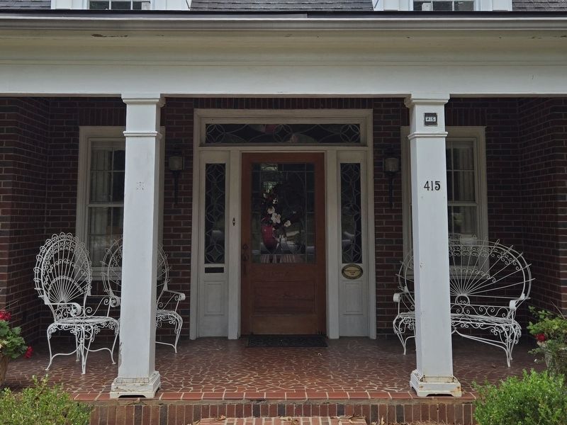 Front entrance of Marshall G. Crouch House. Marker is to the right.. Click for full size. Front entrance of Marshall G. Crouch House. Marker is to the right. image. Click for full size.