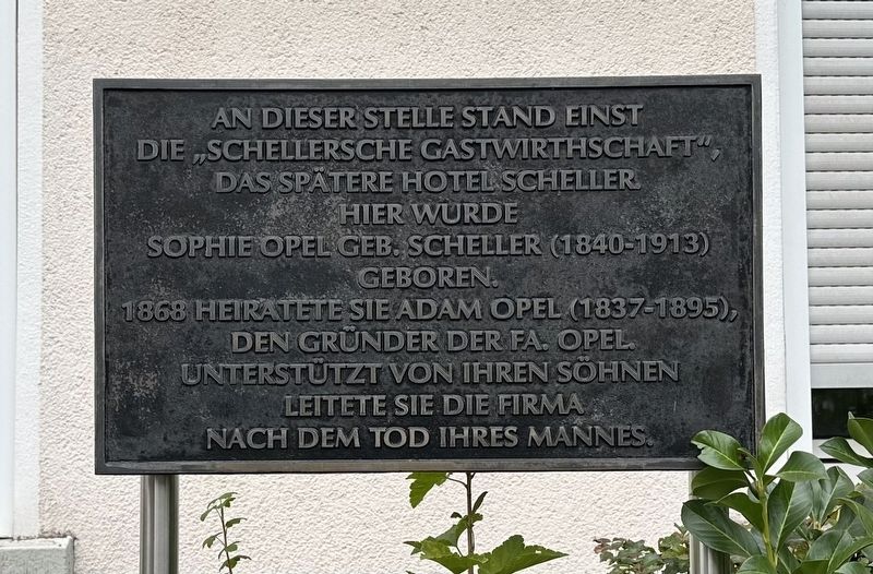 Sophie Opel Marker. Click for full size. Sophie Opel Marker image. Click for full size.