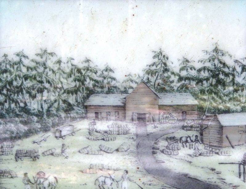 Marker detail: Tallahassee Railroad Company Depot image. Click for full size.