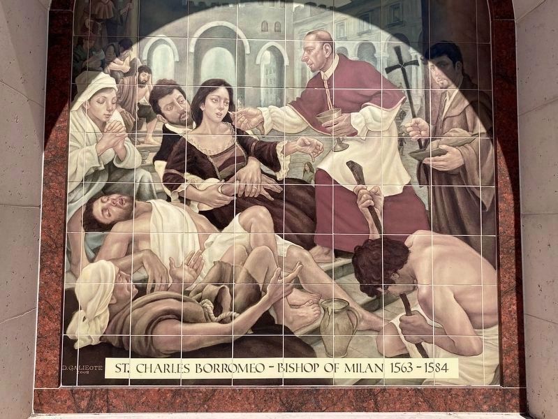 St Charles Borromeo. Click for full size. St Charles Borromeo image. Click for full size.