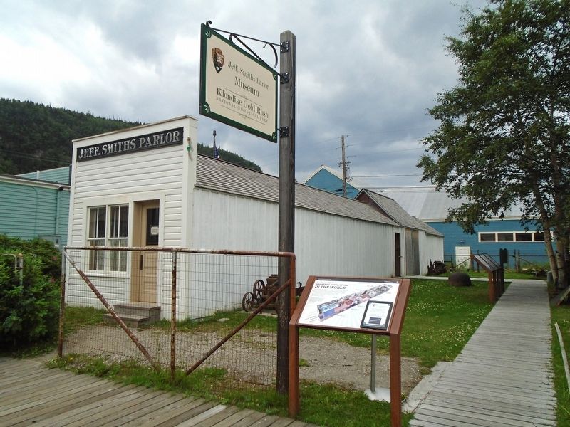 Martin Itjen's Skagway Street Car Tour Marker image. Click for full size.