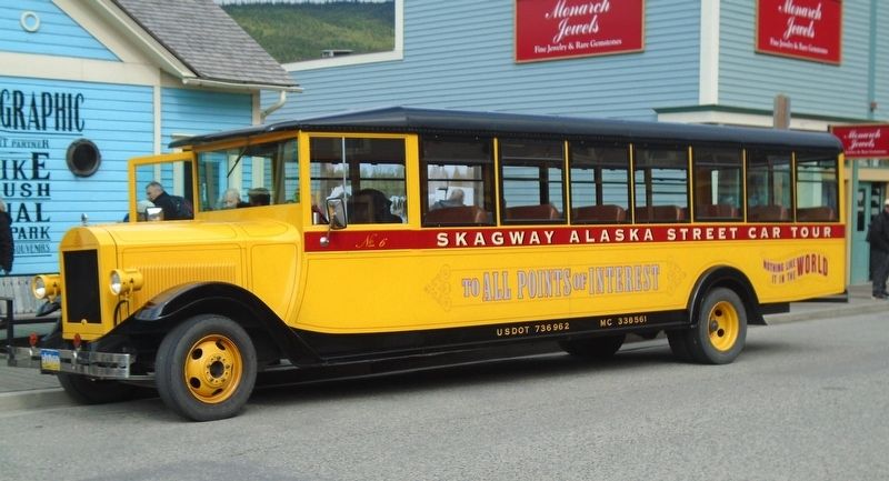 Martin Itjen's Skagway Street Car Tour Tradition Continues image. Click for full size.