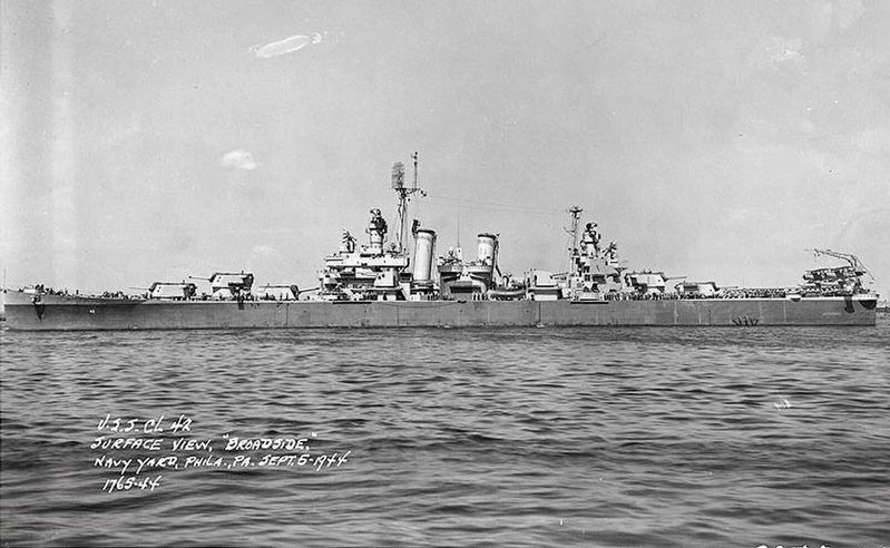 USS Savannah (CL-42) image. Click for full size.