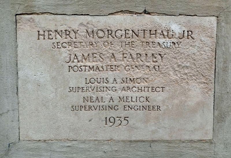 Goodland, Kansas Post Office Cornerstone image. Click for full size.