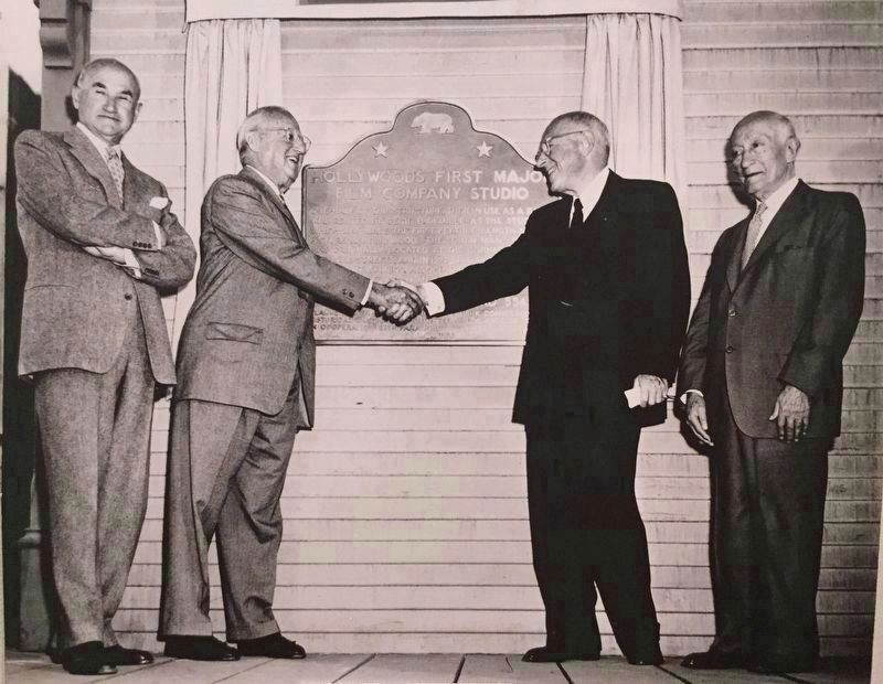 State Landmark Dedication - 1956 image. Click for full size.