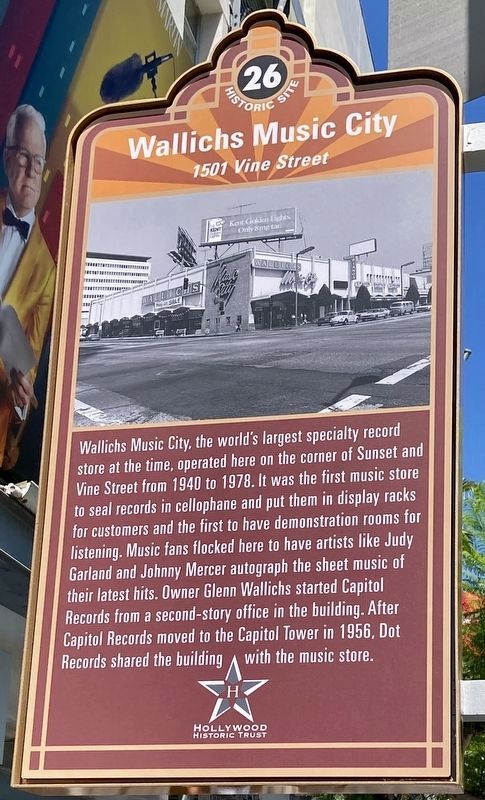 Wallichs Music City Marker image. Click for full size.